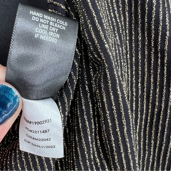 NWT Torrid Glitter Knit‎ Sweetheart Neck Jumpsuit Plus Size 30 Gold Brown - Picture 11 of 14